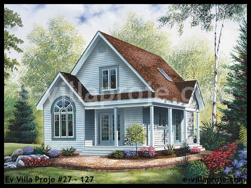 2 Katlı 105 m² Müstakil Villa Projesi (#27-127)