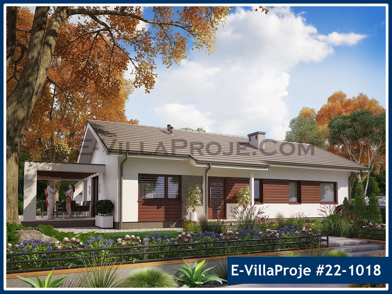 Tek Katlı 109 m² Müstakil Villa Projesi (#22-1018)