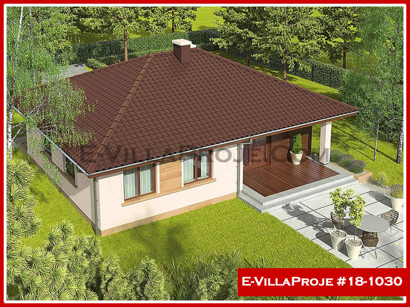 Tek Katlı 111 m² Müstakil Villa Projesi (#18-1030)