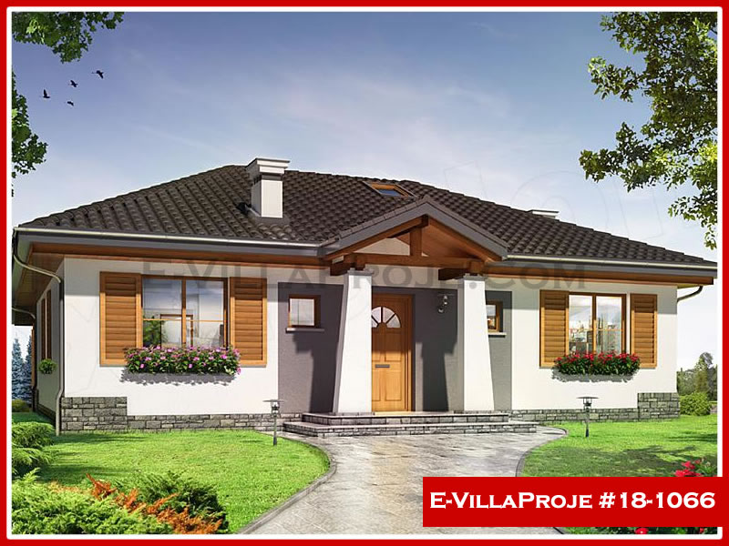 Tek Katlı 116 m² Müstakil Villa Projesi (#18-1066)