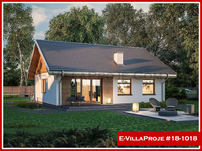 Tek Katlı 118 m² Müstakil Villa Projesi (#18-1018)