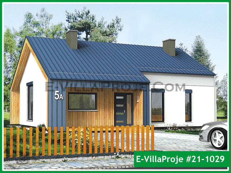 Tek Katlı 124 m² Müstakil Villa Projesi (#21-1029)