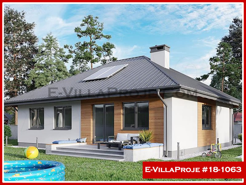 Tek Katlı 127 m² Müstakil Villa Projesi (#18-1063)