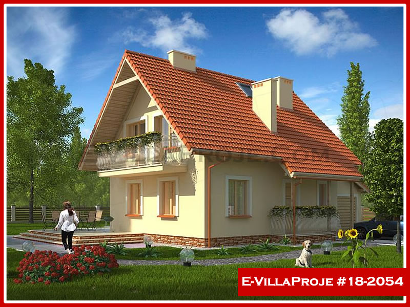 2 Katlı 130 m² Müstakil Villa Projesi (#18-2054)