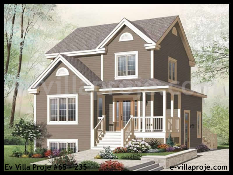 2 Katlı 130 m² Müstakil Villa Projesi (#65-235)