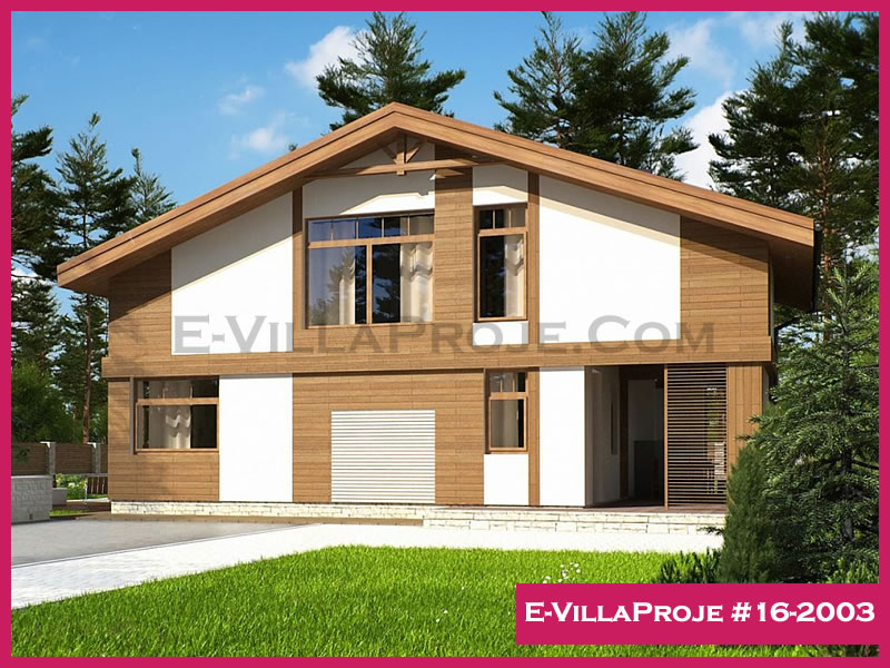 2 Katlı 133 m² Müstakil Villa Projesi (#16-2003)