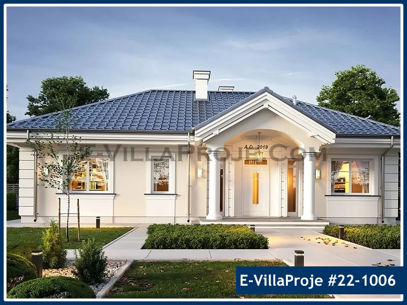 Tek Katlı 134 m² Müstakil Villa Projesi (#22-1006)