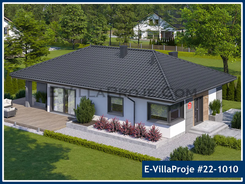 Tek Katlı 135 m² Müstakil Villa Projesi (#22-1010)