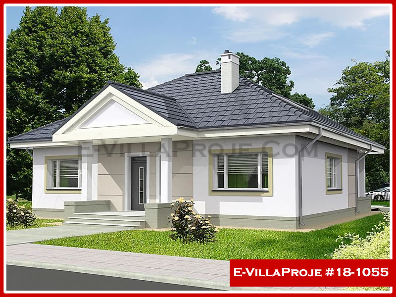 Tek Katlı 135 m² Müstakil Villa Projesi (#18-1055)