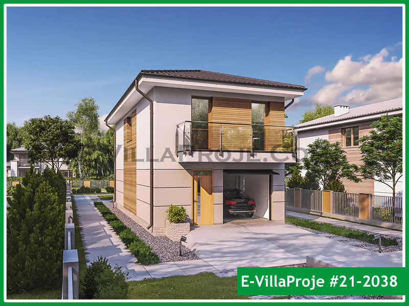 2 Katlı 137 m² Müstakil Villa Projesi (#21-2038)