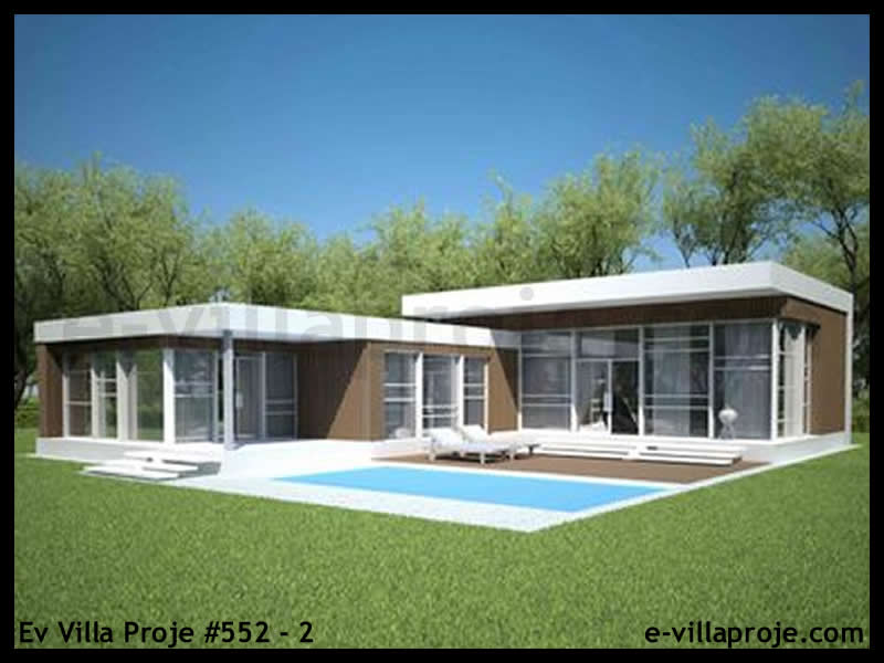 Tek Katlı 139 m² Müstakil Villa Projesi (#552-2)