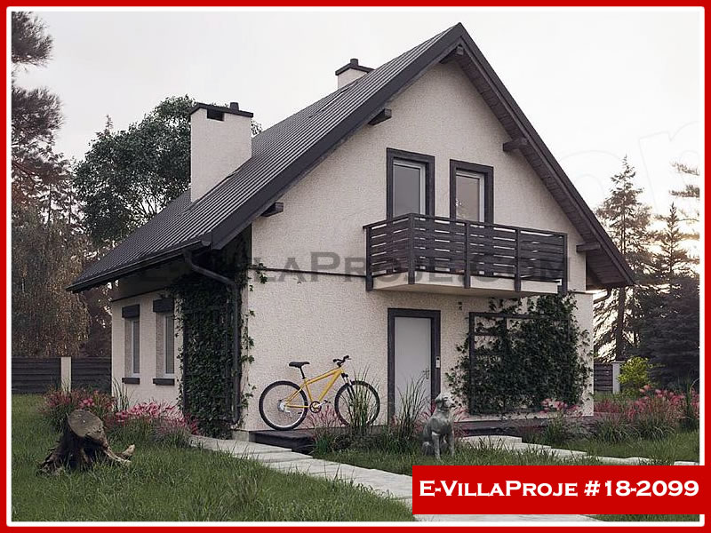 2 Katlı 145 m² Müstakil Villa Projesi (#18-2099)