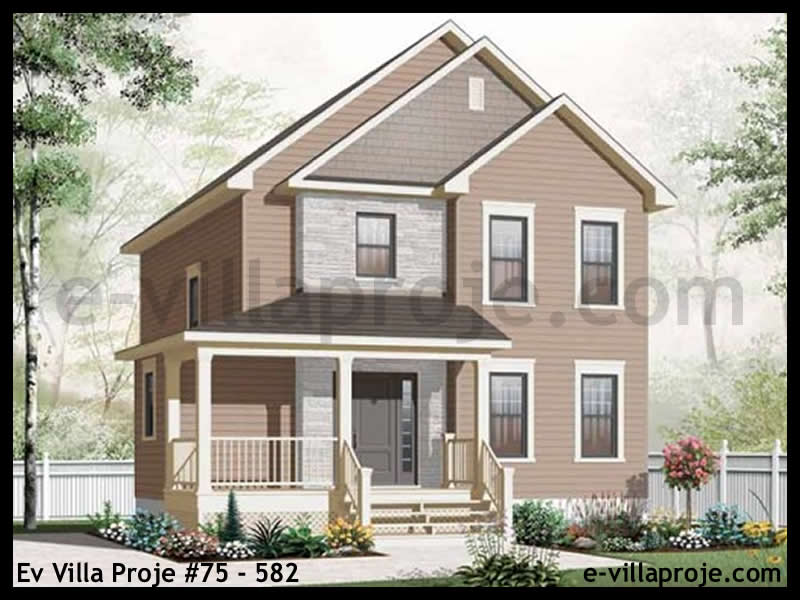 2 Katlı 152 m² Müstakil Villa Projesi (#75-582)