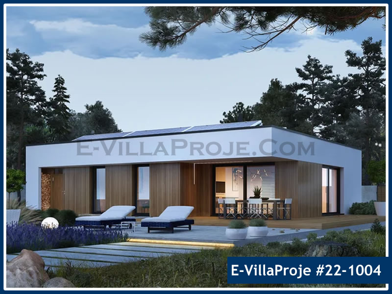 Tek Katlı 153 m² Müstakil Villa Projesi (#22-1004)