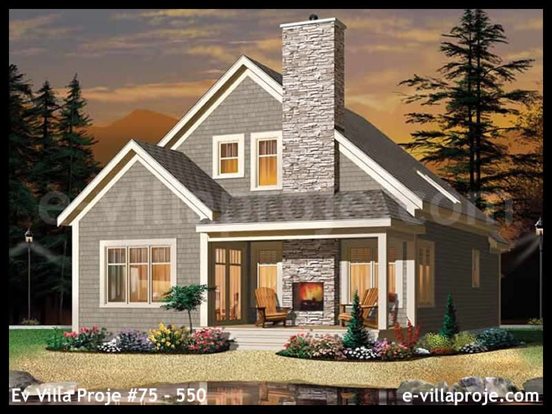 2 Katlı 157 m² Müstakil Villa Projesi (#75-550)