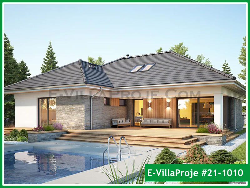 Tek Katlı 159 m² Müstakil Villa Projesi (#21-1010)