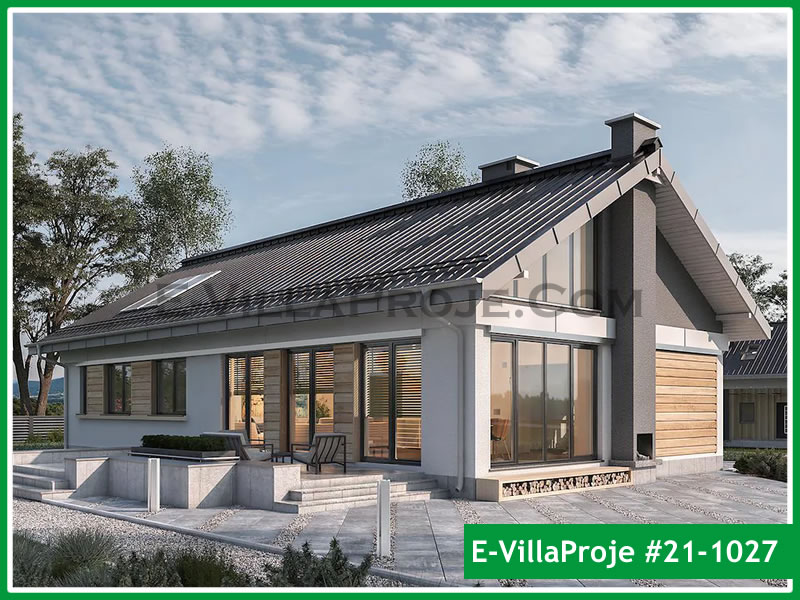 Tek Katlı 162 m² Müstakil Villa Projesi (#21-1027)