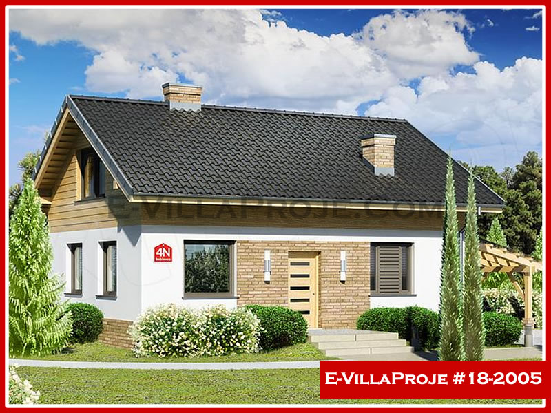 2 Katlı 163 m² Müstakil Villa Projesi (#18-2005)