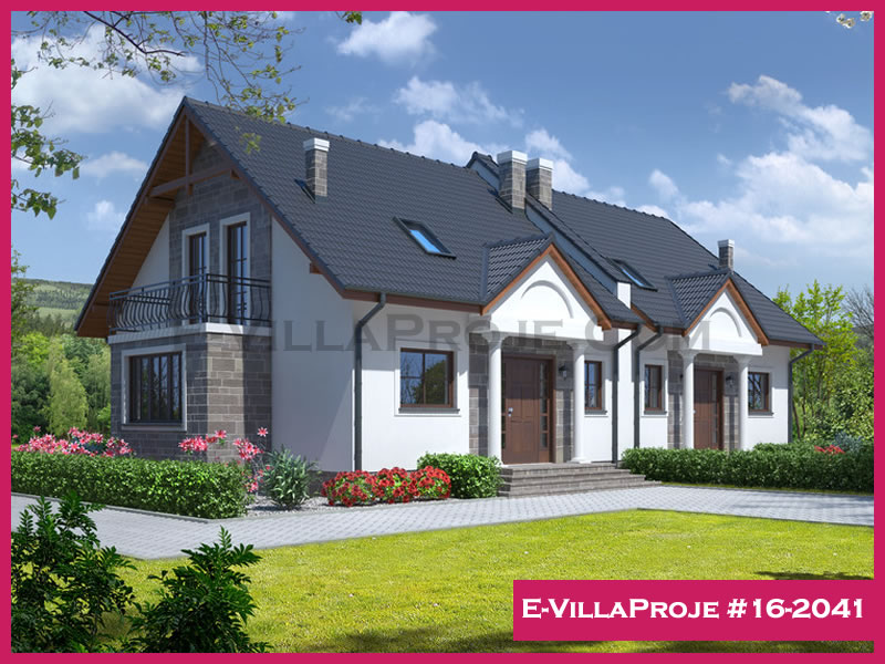 2 Katlı 163 m² Müstakil Villa Projesi (#16-2041)