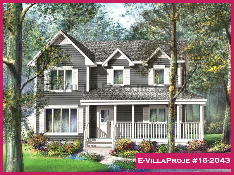 2 Katlı 164 m² Müstakil Villa Projesi (#16-2043)
