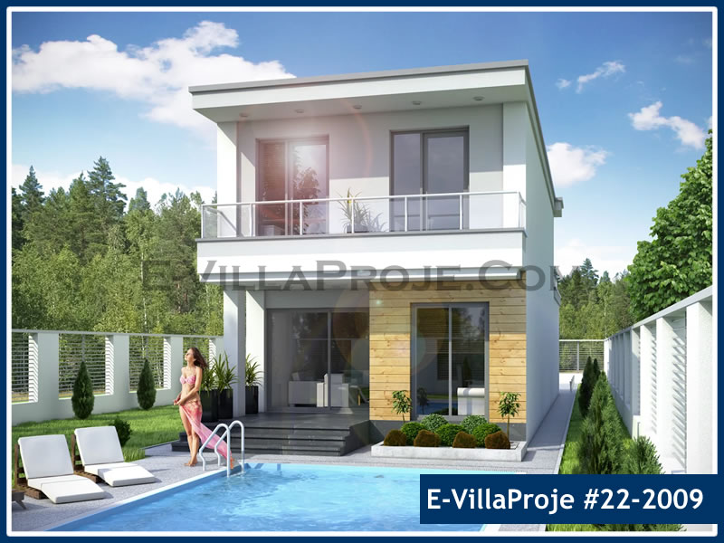 2 Katlı 164 m² Müstakil Villa Projesi (#22-2009)
