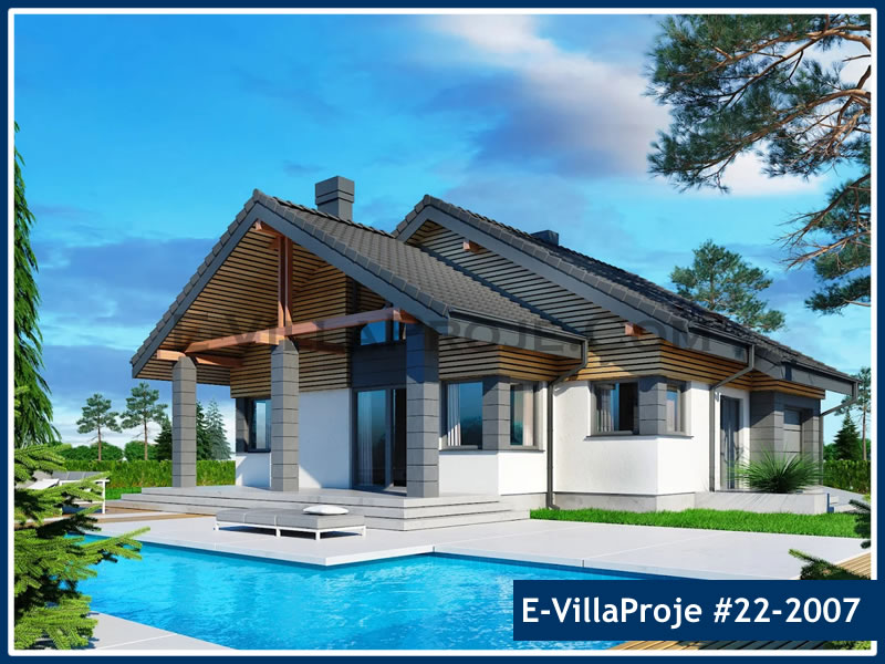 2 Katlı 170 m² Müstakil Villa Projesi (#22-2007)