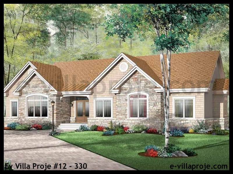Tek Katlı 170 m² Müstakil Villa Projesi (#12-330)
