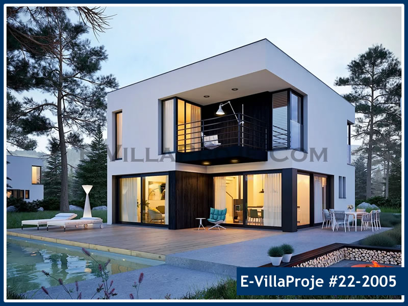 2 Katlı 183 m² Müstakil Villa Projesi (#22-2005)