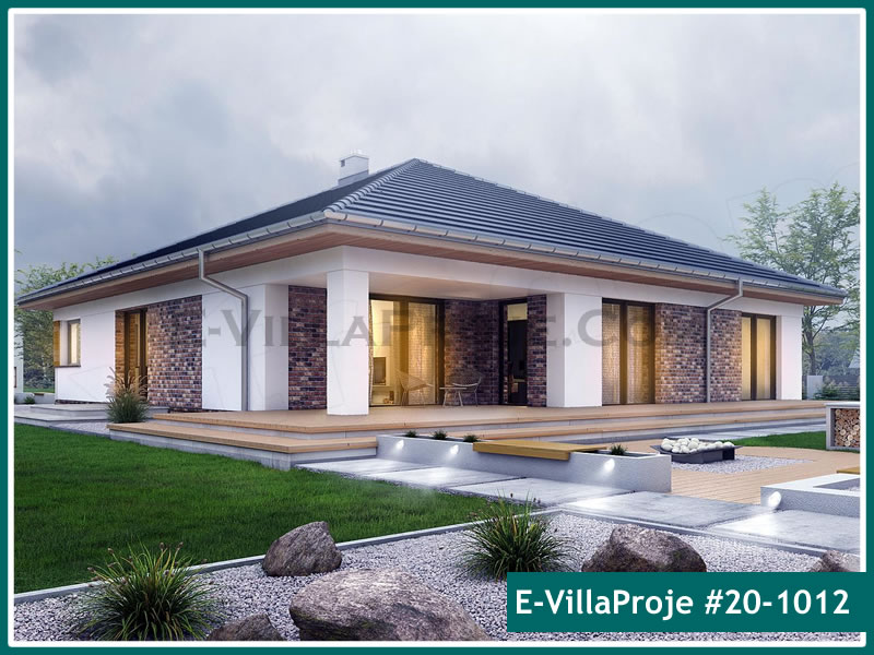 Tek Katlı 183 m² Müstakil Villa Projesi (#20-1012)