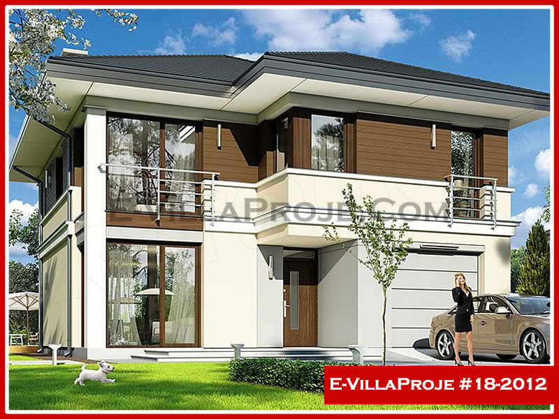 2 Katlı 184 m² Müstakil Villa Projesi (#18-2012)