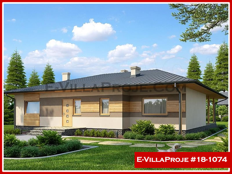 Tek Katlı 187 m² Müstakil Villa Projesi (#18-1074)