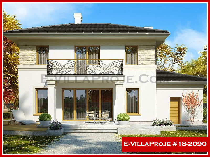 2 Katlı 190 m² Müstakil Villa Projesi (#18-2090)