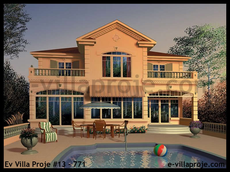 2 Katlı 191 m² Müstakil Villa Projesi (#13-771)