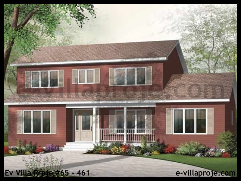 2 Katlı 204 m² Müstakil Villa Projesi (#65-461)