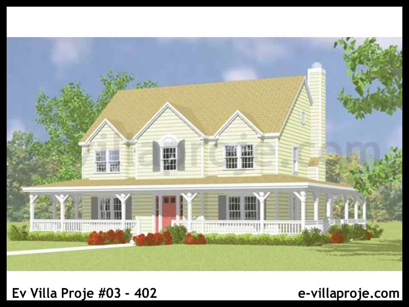2 Katlı 207 m² Müstakil Villa Projesi (#03-402)