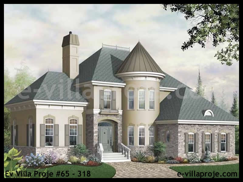 2 Katlı 215 m² Müstakil Villa Projesi (#65-318)