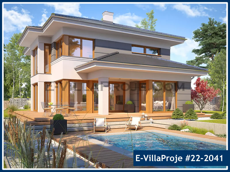 2 Katlı 218 m² Müstakil Villa Projesi (#22-2041)