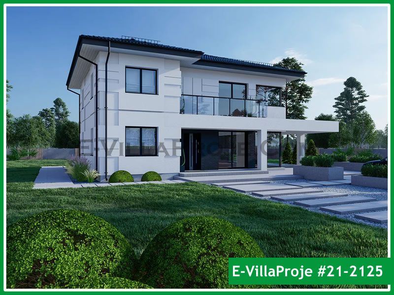 2 Katlı 221 m² Müstakil Villa Projesi (#21-2125)