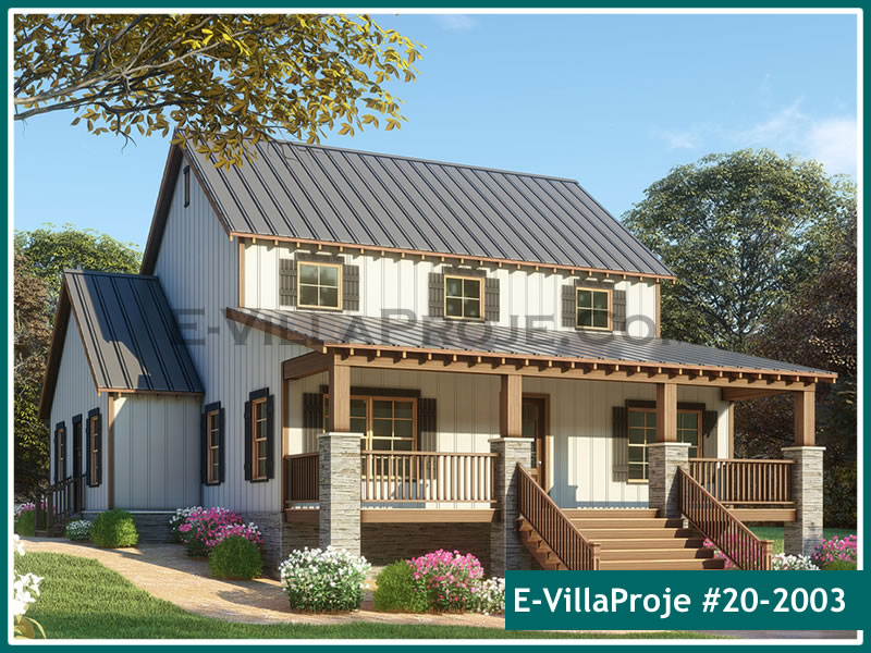 2 Katlı 224 m² Müstakil Villa Projesi (#20-2003)