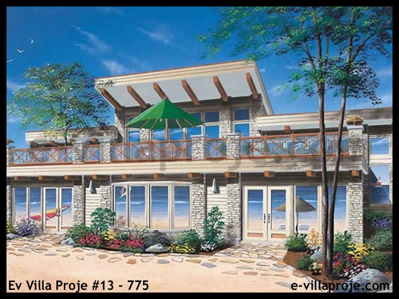 2 Katlı 228 m² Müstakil Villa Projesi (#13-775)