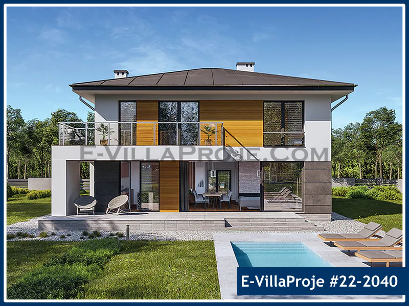 2 Katlı 229 m² Müstakil Villa Projesi (#22-2040)