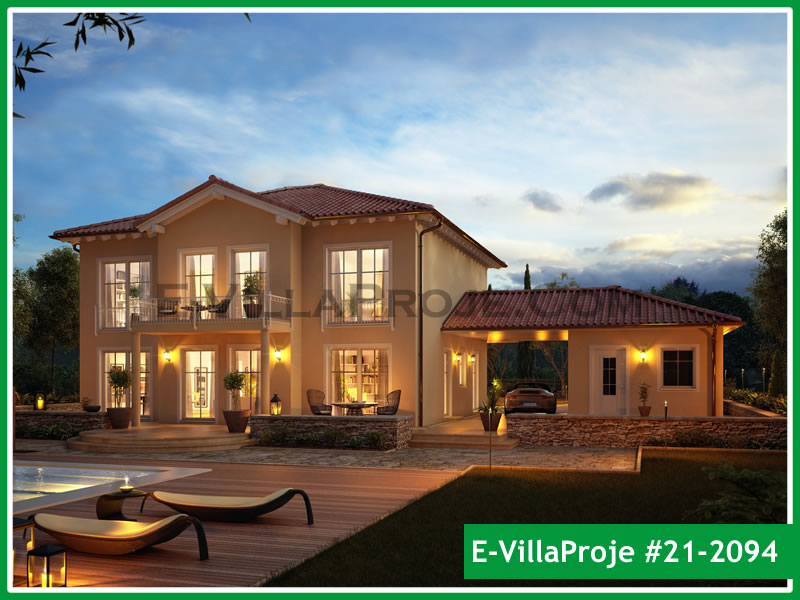 2 Katlı 255 m² Müstakil Villa Projesi (#21-2094)