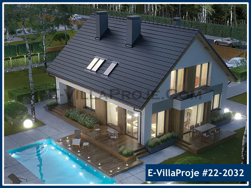 2 Katlı 263 m² Müstakil Villa Projesi (#22-2032)