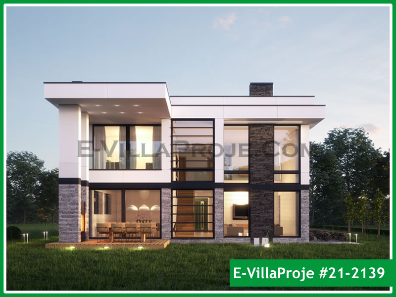 2 Katlı 300 m² Müstakil Villa Projesi (#21-2139)