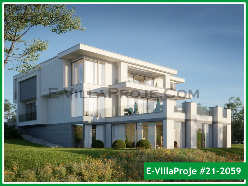 3 Katlı 494 m² Müstakil Villa Projesi (#21-2059)