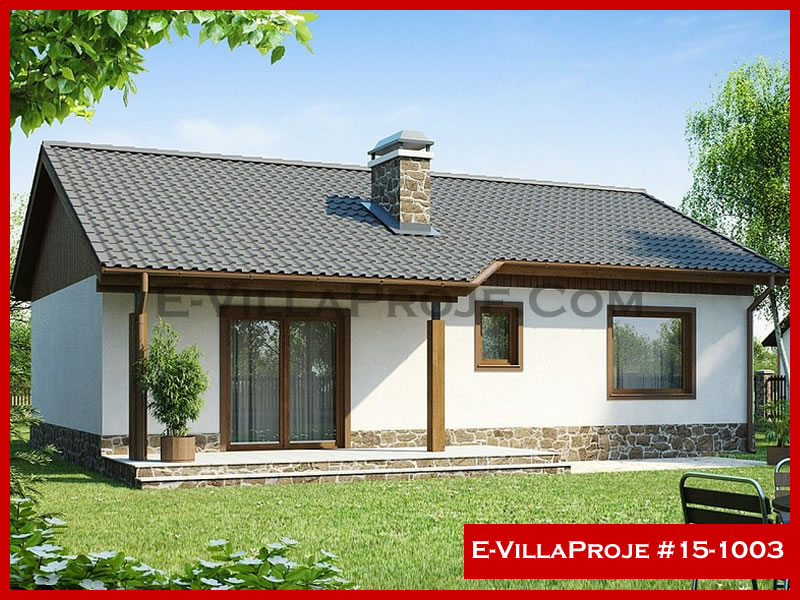 Tek Katlı 92 m² Müstakil Villa Projesi (#15-1003)