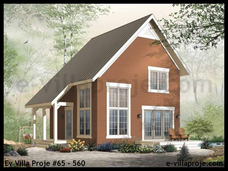 2 Katlı 95 m² Müstakil Villa Projesi (#65-560)