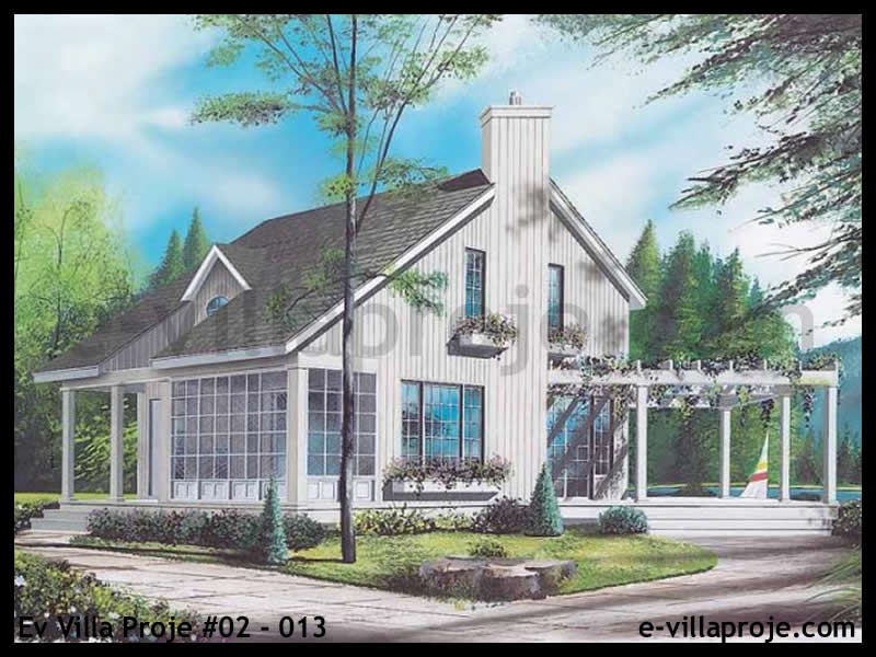 2 Katlı 97 m² Müstakil Villa Projesi (#02-013)