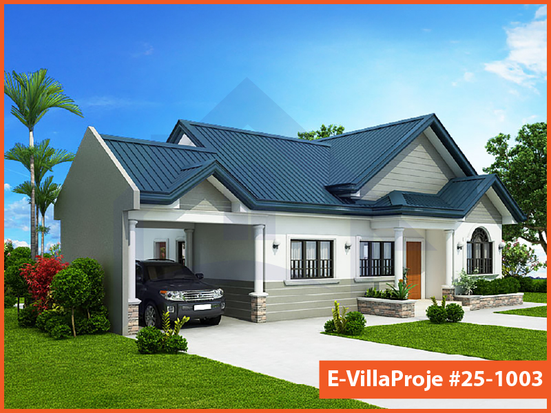 Tek Katlı 99 m² Müstakil Villa Projesi (#25-1003)